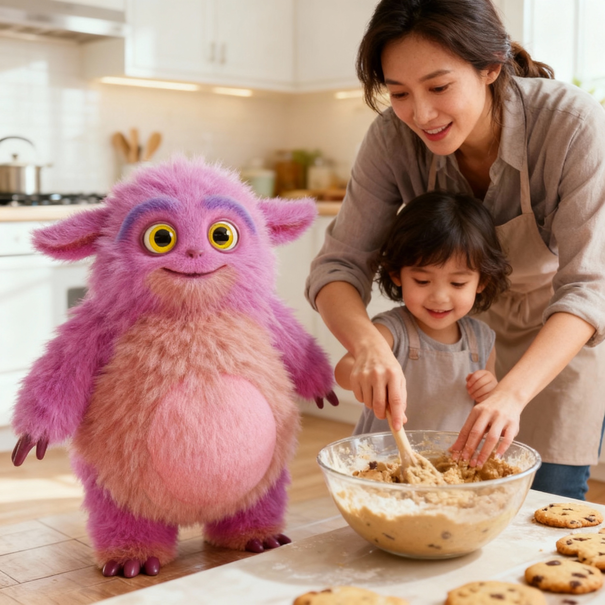 Reakcja dziecka na pozdrowienia z Dudulandii